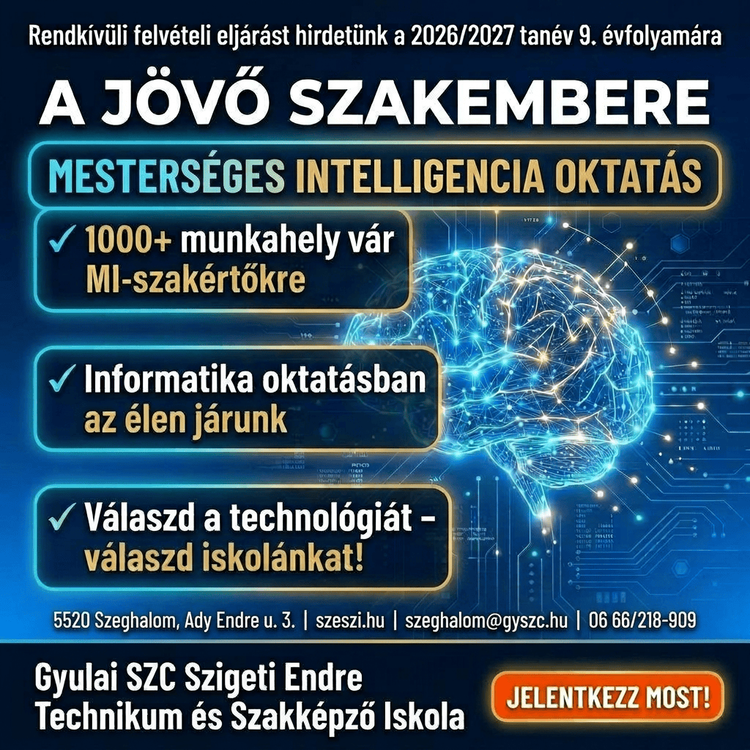 Rendkívüli felvételi eljárás 9. évfolyamra