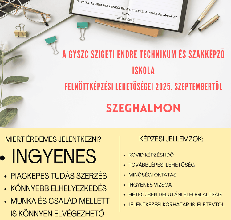 Ingyenes felnőttképzés
