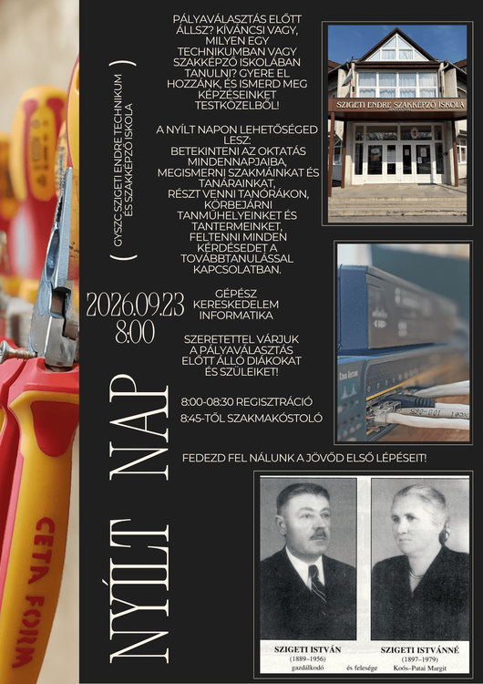 Nyílt nap 2026.09.23