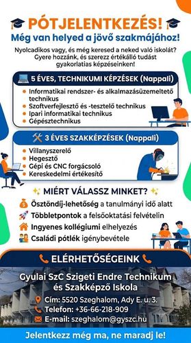 Figyelem 8. osztályosok