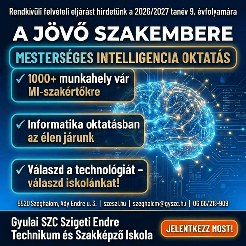 Rendkívüli felvételi eljárás 9. évfolyamra
