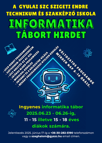 Ingyenes informatikai tábor!
